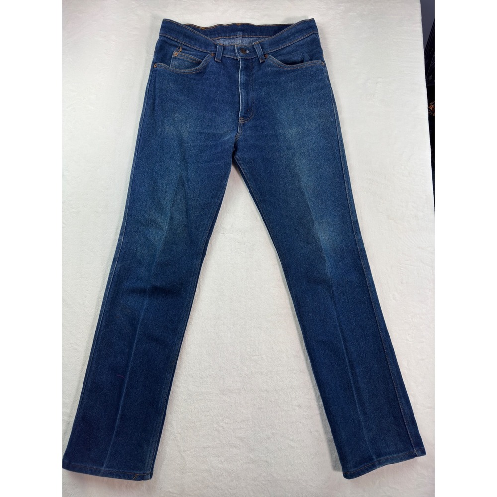 Vintage Levis 509 Orange Tab Jeans Mens 33x32 Straight Leg Blue Denim 509-2017